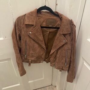 Brown Suede Women's Jacket